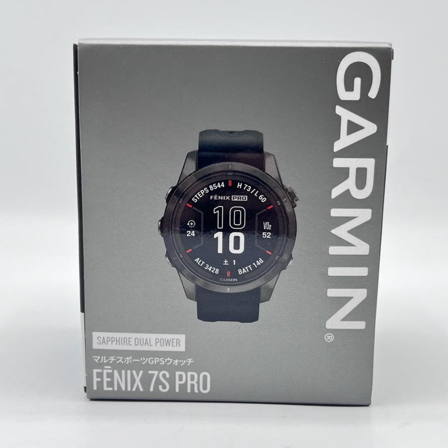ボーナスストア+5％【美品】GARMIN fenix 7S Pro Sapphire Dual Power  