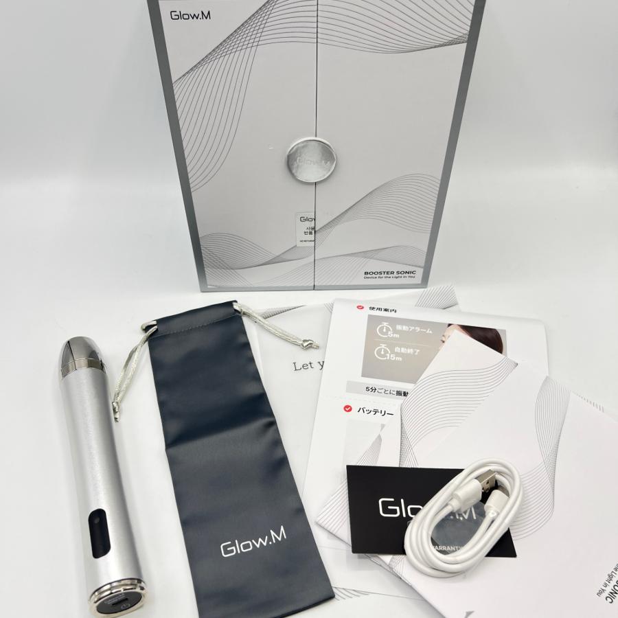 美品　ブースターソニックGlow.M BOOSTER SONIC美顔器グローエム Glow.M Booster Sonic 美顔器 グローエム ブースターソニック