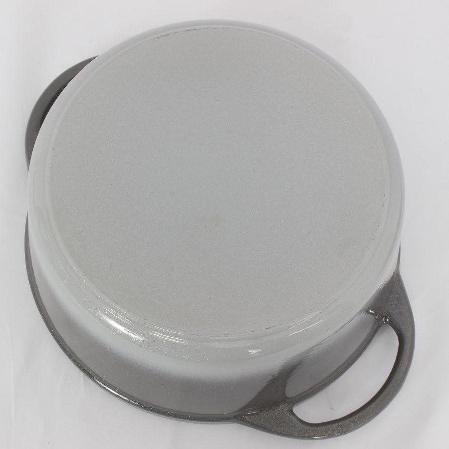 【ボーナスストア+5％】バーミキュラ オーブンポットラウンド 22cm GRY22R パールグレー マグネットリベット付き 無水 ホーロー 両手鍋 本体 |  | 05