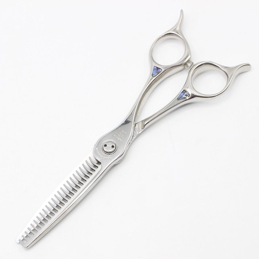 ボーナスストア+5％【美品】刃物屋トギノン プレミアムクイーン スター セニング 5.8インチ メガネハンドル 24目フラット/スリット1本 約17% トギノン シザー |  | 01