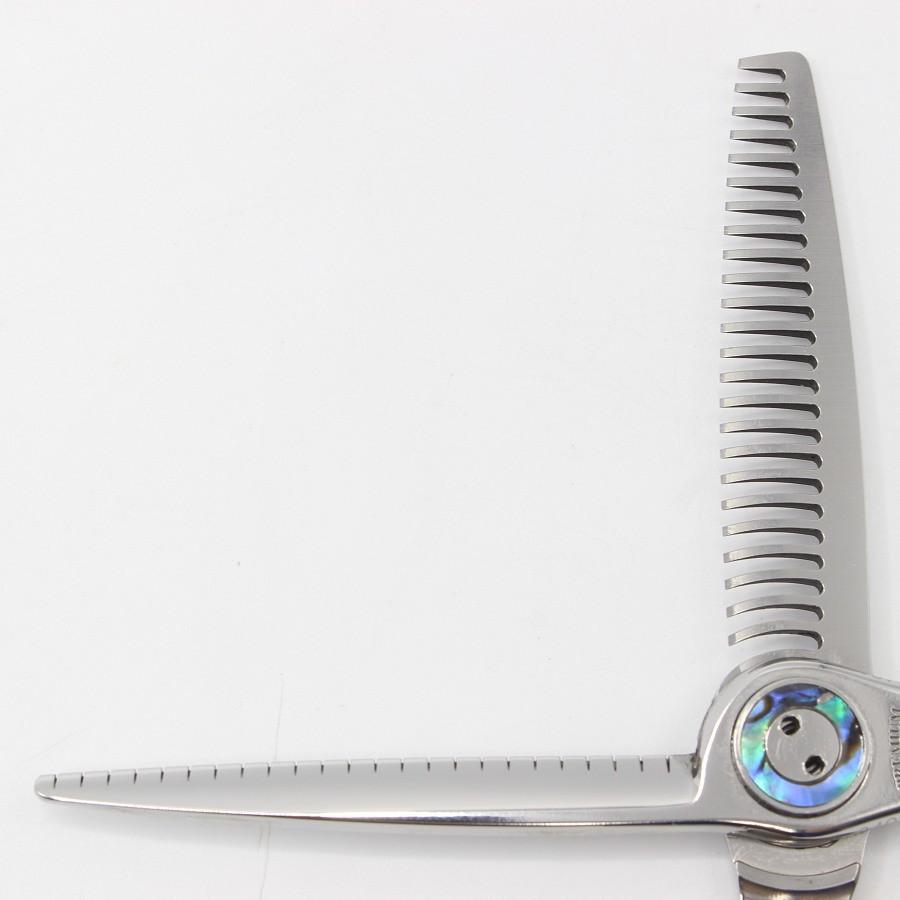 ボーナスストア+5％【美品】刃物屋トギノン プレミアムクイーン スター セニング 5.8インチ メガネハンドル 24目フラット/スリット1本 約17% トギノン シザー |  | 02