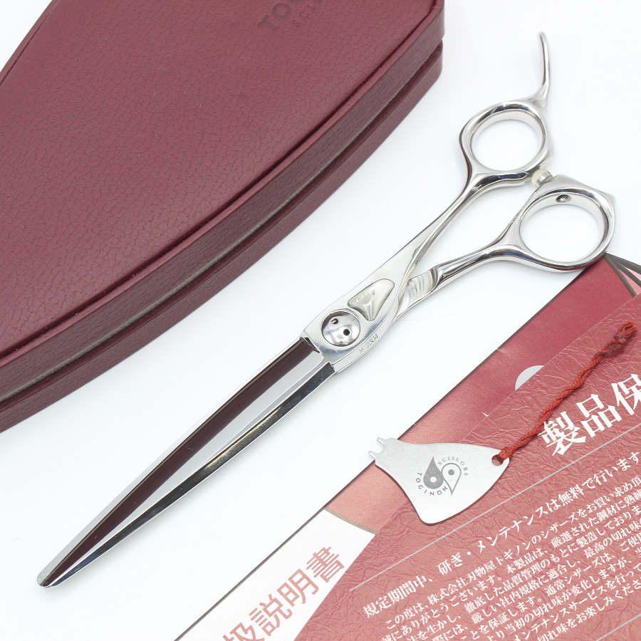 ボーナスストア+5％【美品】刃物屋トギノン スパーブII 荒刈 7.0 カットシザー 7インチ ハマグリ刃 オフセットハンドル トギノン | 