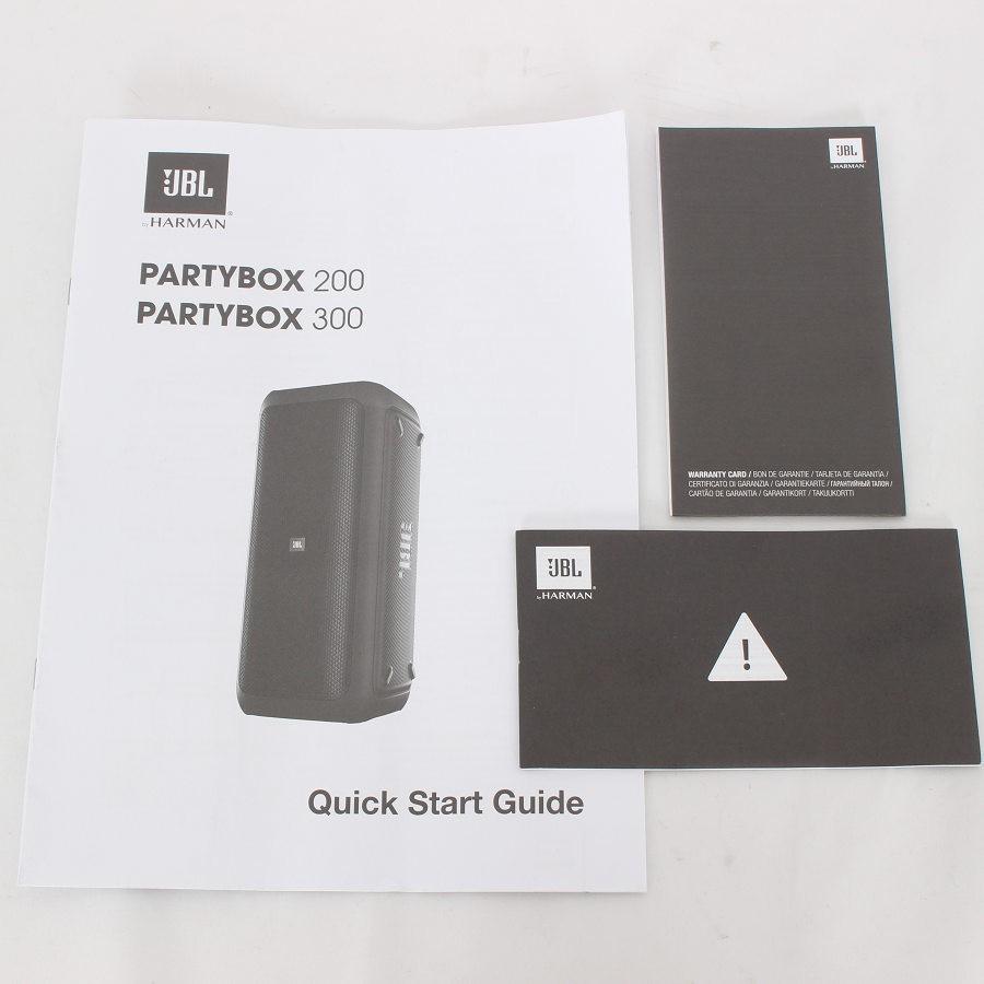 ボーナスストア+5％【美品】JBL PARTYBOX 300 ブラック 