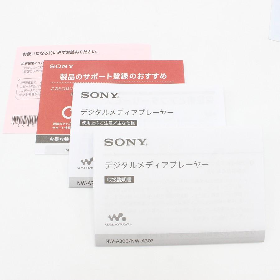 ボーナスストア+5％【美品】SONY WALKMAN NW-A306-B 32GB A300シリーズ
