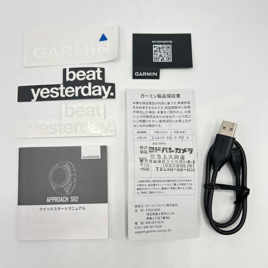 GARMIN(ガーミン) ゴルフナビ Approach S62 本体と付属品 Garmin Approach S62 本体