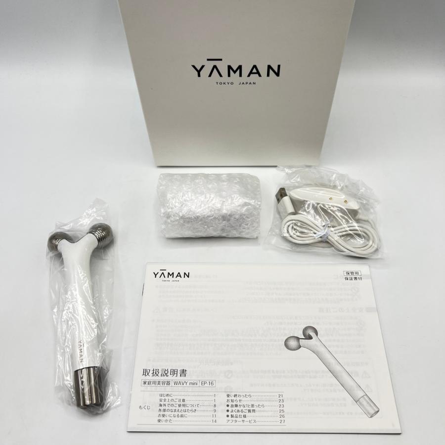 ボーナスストア+5％【新品】ヤーマン WAVY mini EP-16W 美顔ローラー 美顔器 ウェイビーミニ YA-MAN 本体 | 