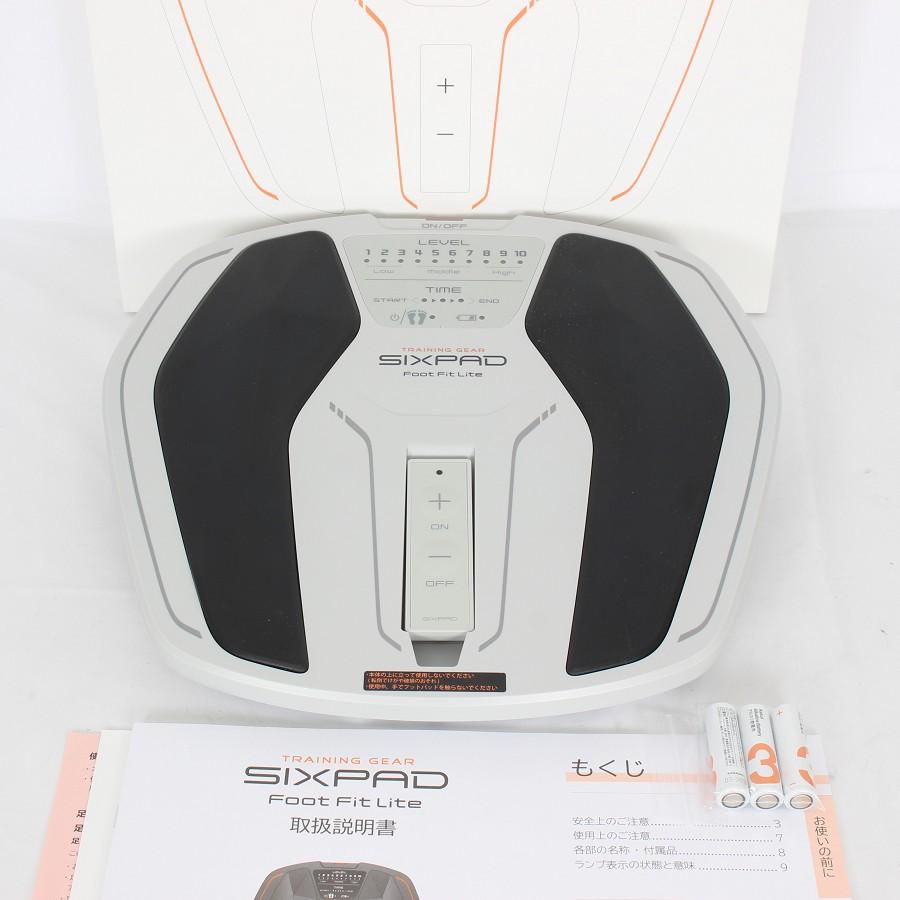 ボーナスストア+5％【美品】MTG シックスパッド フットフィットライト SE-AH14A ライトグレー SIXPAD 本体 | 