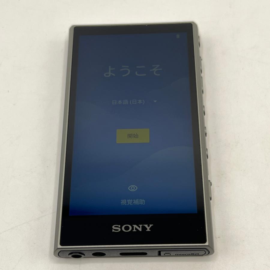 ボーナスストア+5％【美品】SONY WALKMAN NW-A306-H 32GB グレー A300