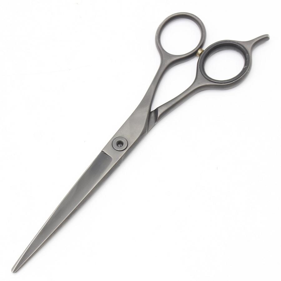 ボーナスストア+5％【美品】オオカワプロシザーズ SG60-A DLCコーティング マットブラック カットシザー 6インチ 片剣刃 メガネハンドル |  | 01