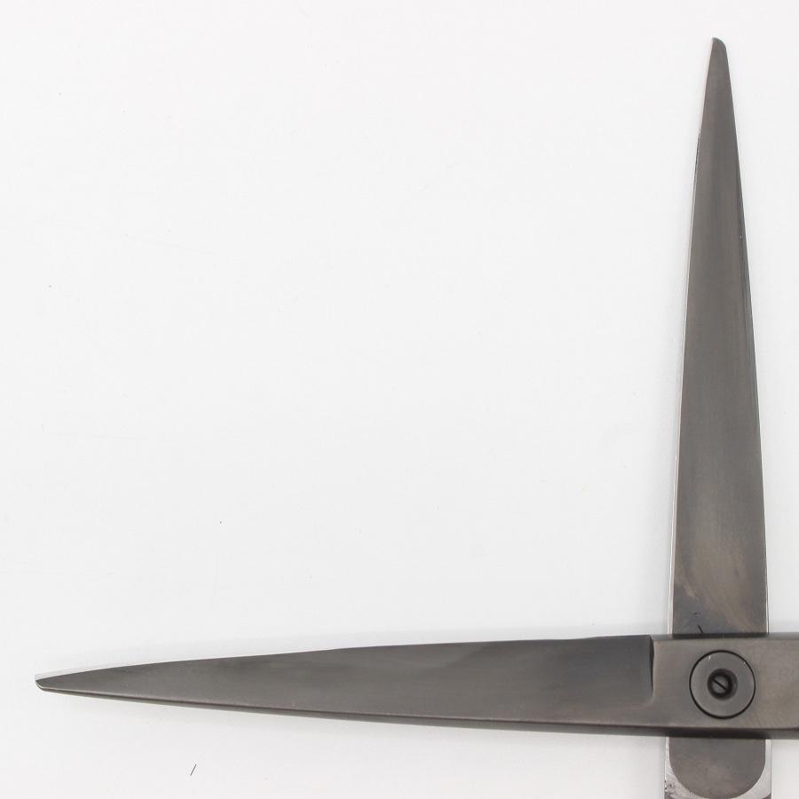 ボーナスストア+5％【美品】オオカワプロシザーズ SG60-A DLCコーティング マットブラック カットシザー 6インチ 片剣刃 メガネハンドル |  | 04