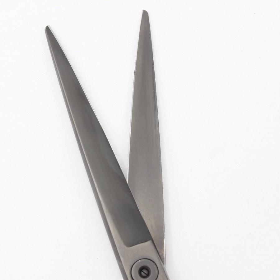 ボーナスストア+5％【美品】オオカワプロシザーズ SG60-A DLCコーティング マットブラック カットシザー 6インチ 片剣刃 メガネハンドル |  | 05