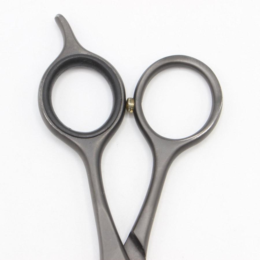 ボーナスストア+5％【美品】オオカワプロシザーズ SG60-A DLCコーティング マットブラック カットシザー 6インチ 片剣刃 メガネハンドル |  | 06