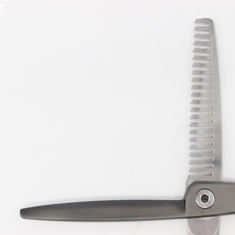 ボーナスストア+5％【美品】オオカワプロシザーズ SG212 セニング 5.8インチ メガネハンドル 21目2段エンジェルポケット 約20%〜25% |  | 04