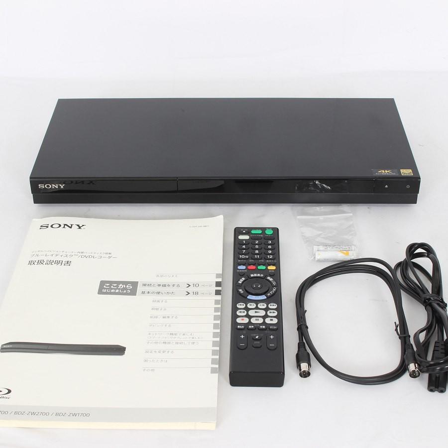 ボーナスストア+5％】SONY BDZ-ZW1700 ブルーレイレコーダー 1TB 2 
