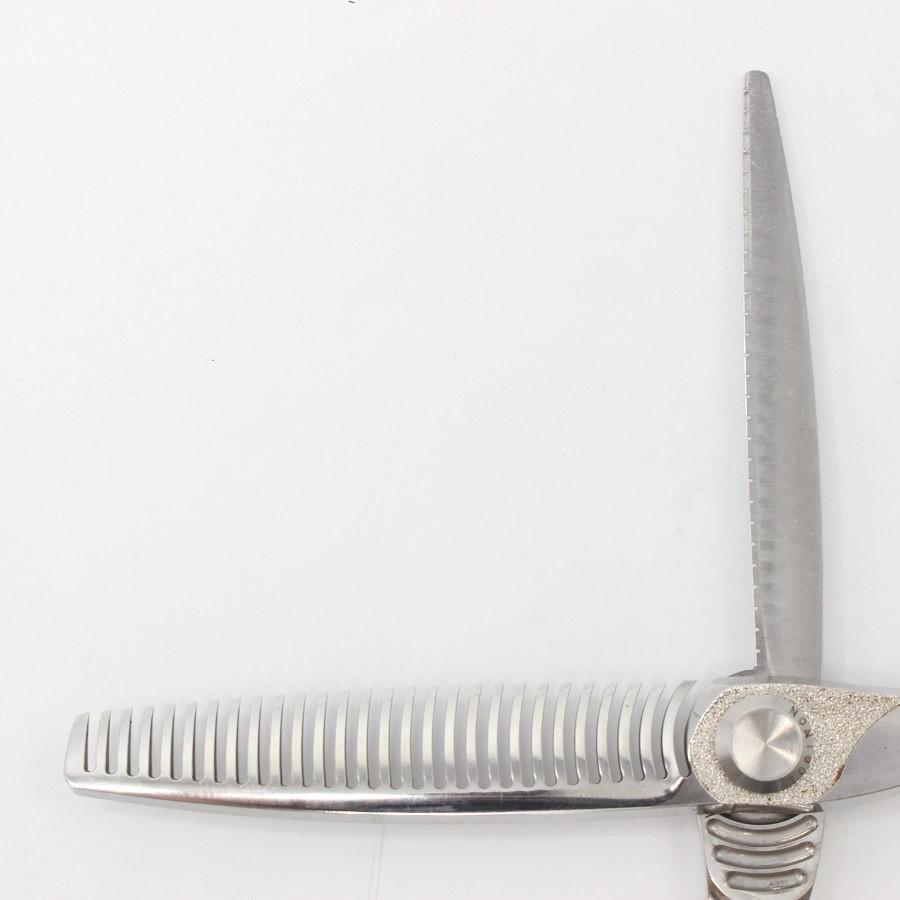 ボーナスストア+5％【美品】刃物屋トギノン Queen Type-R 5.8 セニング 5.8インチ メガネハンドル 28目フラット/1本スリット 約18% シザー クイーン |  | 02