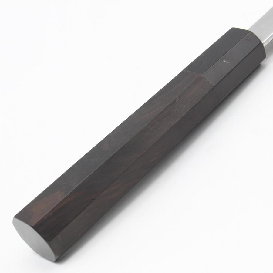ボーナスストア+5％【美品】堺一文字光秀 煌 むきもの包丁 六寸 八角黒檀柄 鏡面 刃渡り180mm 和包丁 |  | 04