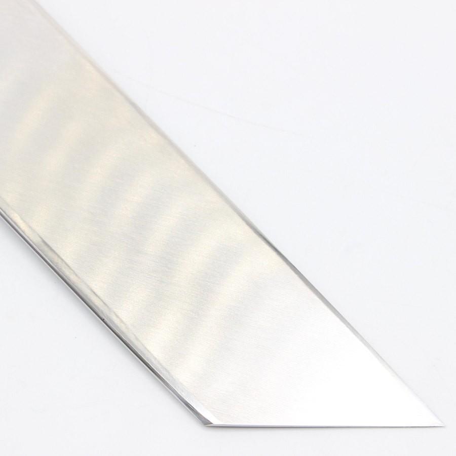 ボーナスストア+5％【美品】堺一文字光秀 煌 むきもの包丁 六寸 八角黒檀柄 鏡面 刃渡り180mm 和包丁 |  | 09