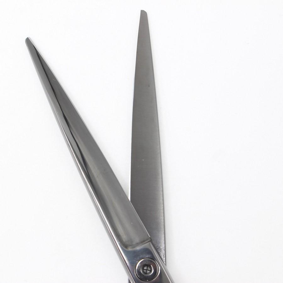 ボーナスストア+5％【美品】オオカワプロシザーズ SG65-X DLCコーティング メタルブラック カットシザー 6.5インチ ハマグリ刃 3Dハンドル |  | 05