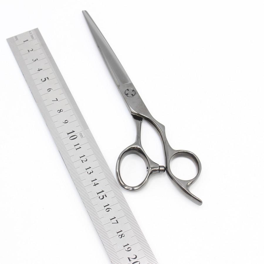 ボーナスストア+5％【美品】オオカワプロシザーズ SG65-X DLCコーティング メタルブラック カットシザー 6.5インチ ハマグリ刃 3Dハンドル |  | 08