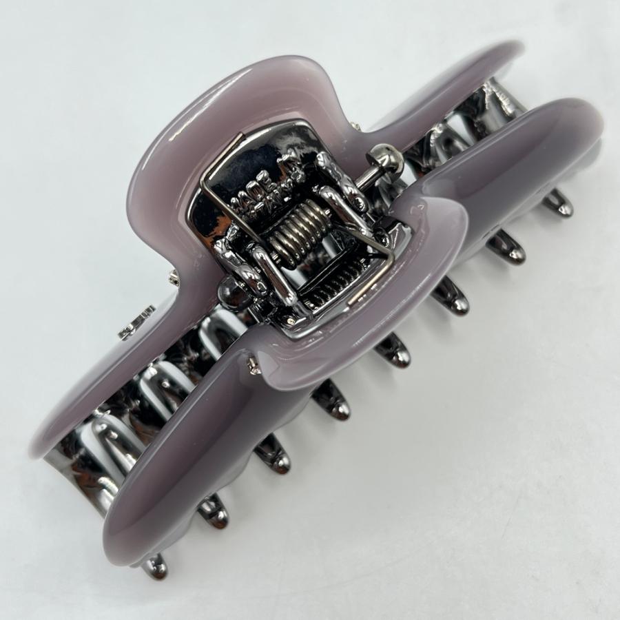 ボーナスストア+5％【美品】acca ニューコラーナ クリップ Lサイズ ダークグレー ヘアアレンジ ヘアアクセサリー アッカ |  | 03