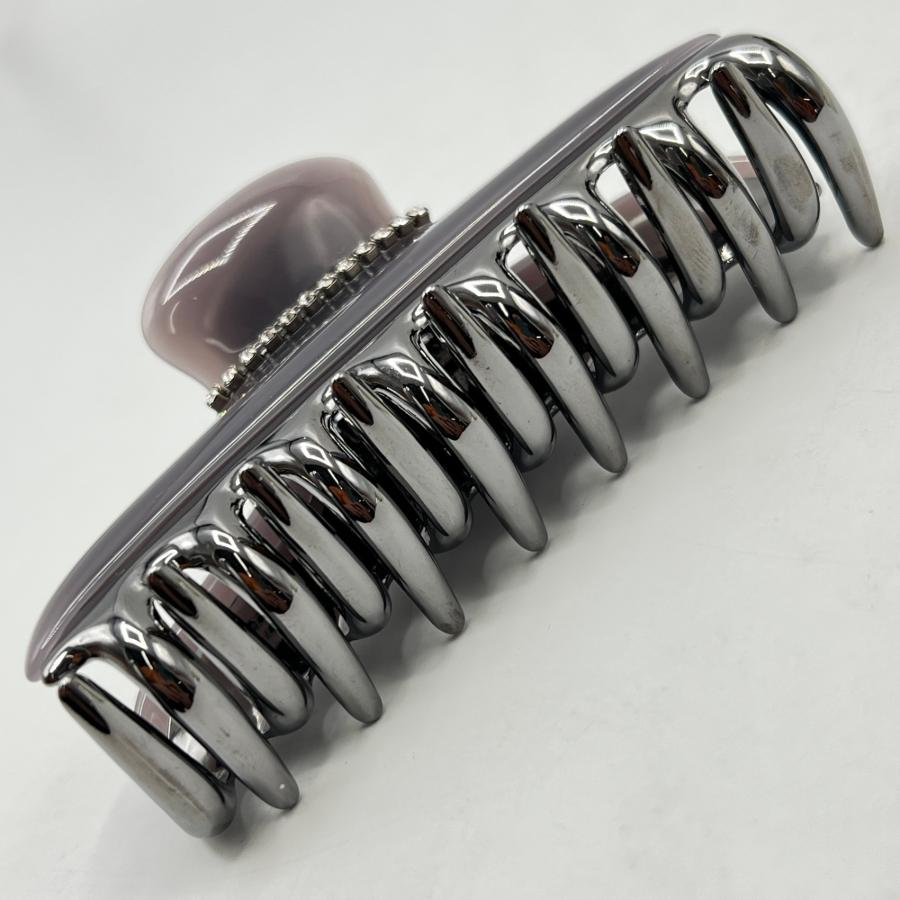 ボーナスストア+5％【美品】acca ニューコラーナ クリップ Lサイズ ダークグレー ヘアアレンジ ヘアアクセサリー アッカ |  | 04