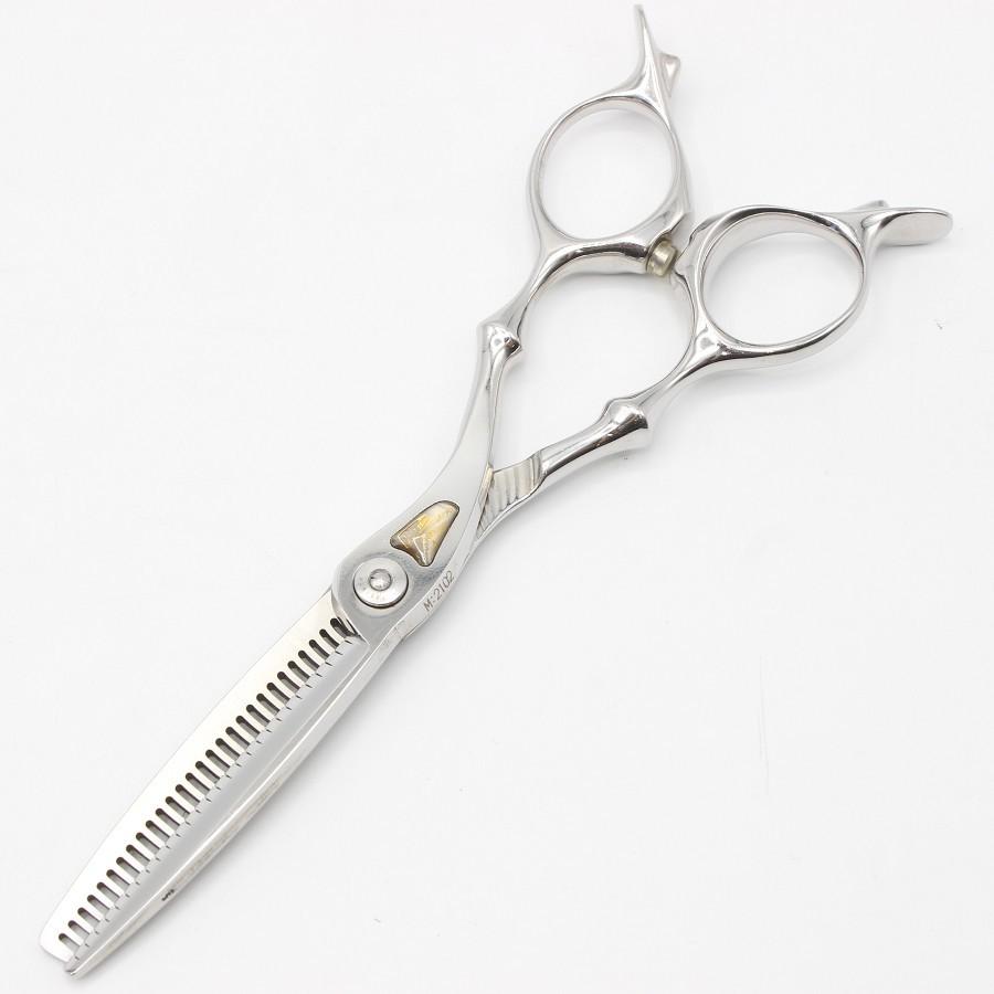 ボーナスストア+5％【美品】刃物屋トギノン NEO Queen R28 セニング 5.8インチ メガネハンドル 28目 約20% ネオクイーン トギノン シザー |  | 01