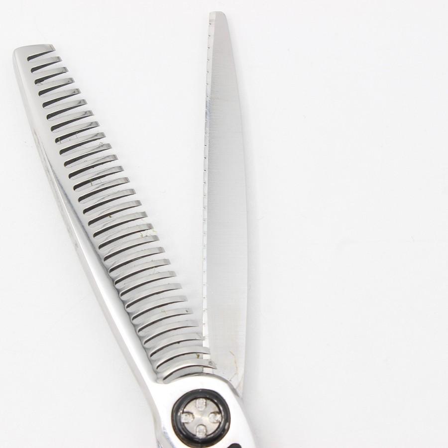 ボーナスストア+5％【美品】刃物屋トギノン NEO Queen R28 セニング 5.8インチ メガネハンドル 28目 約20% ネオクイーン トギノン シザー |  | 03