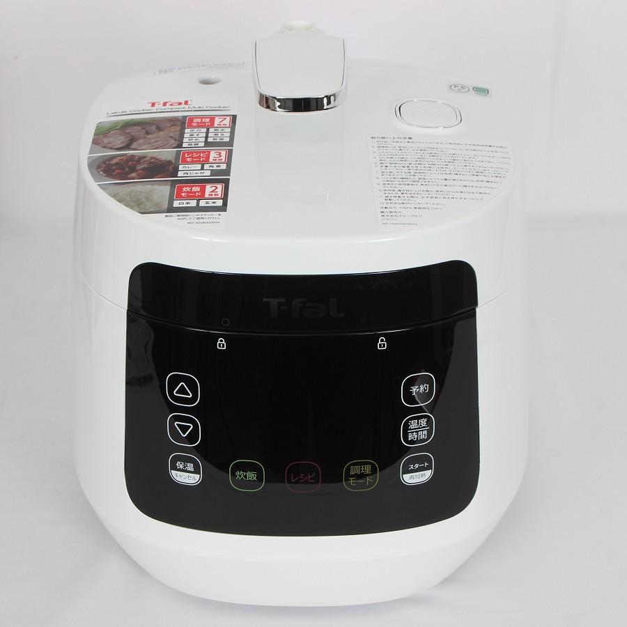 ボーナスストア+5％【未使用】ティファール ラクラ・クッカー コンパクト CY3511JP ホワイト 電気圧力鍋 T-fal 本体 |  | 01