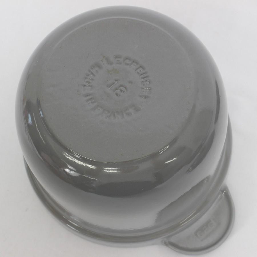 新品　ル・クルーゼ　ココット　エブリィ18 ミストグレー 新品ル・クルーゼココット・エブリィ 18cm ミストグレー