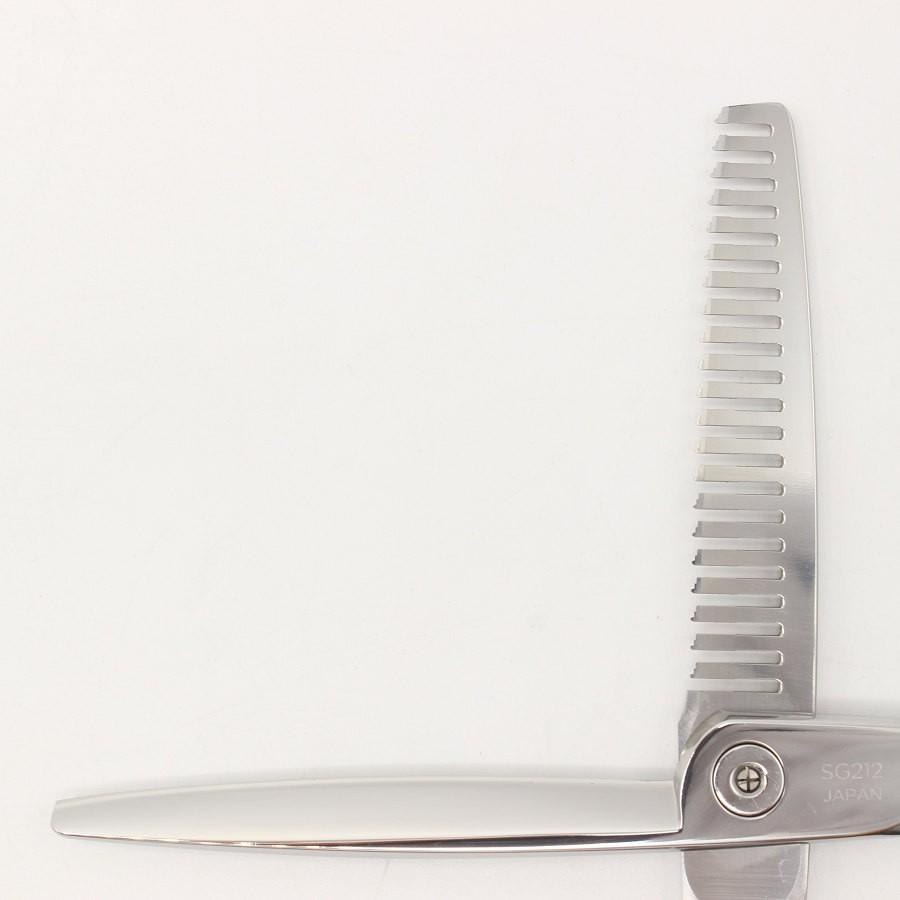 ボーナスストア+5％【美品】オオカワプロシザーズ SG212 セニング 5.8インチ メガネハンドル 21目2段エンジェルポケット 約20%〜25% |  | 04