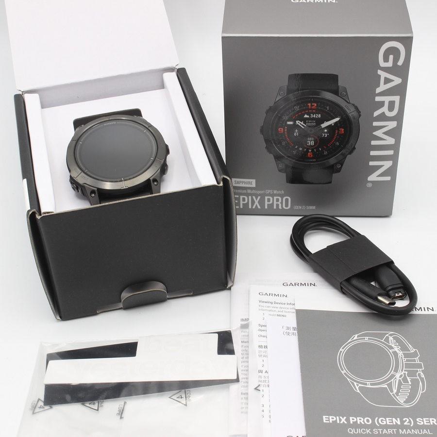 ボーナスストア+5％【美品】GARMIN epix Pro Gen2 51mm 010-02804-51 