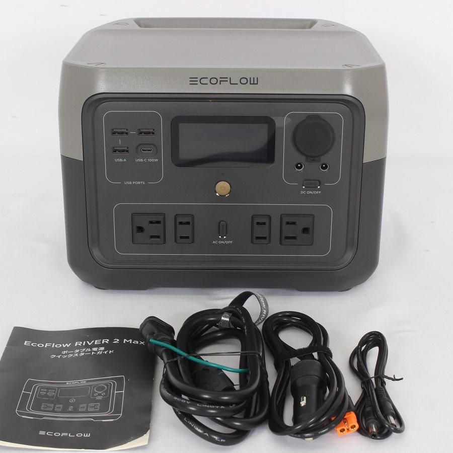 ボーナスストア+5％【美品】EcoFlow RIVER 2 Max ZMR610-B-JP