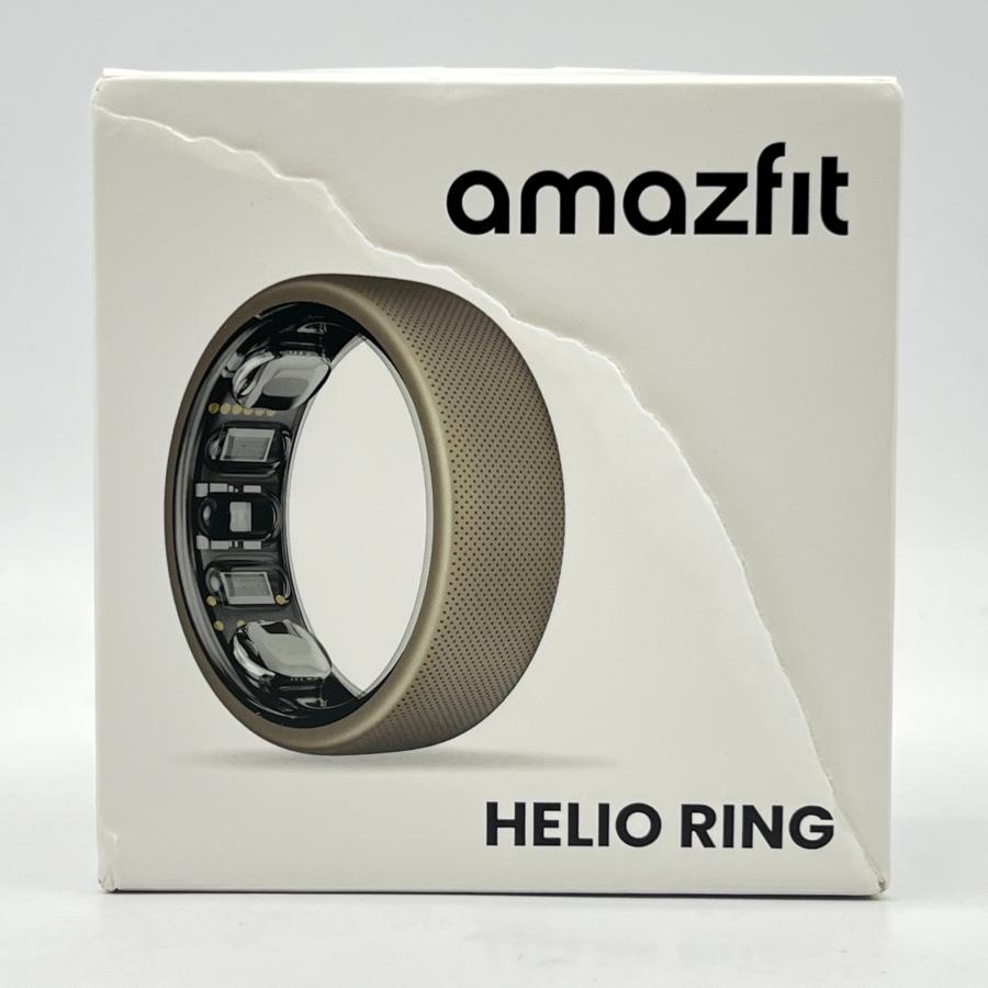 ボーナスストア+5％【美品】Amazfit Helio Ring US12 チタン スマート  