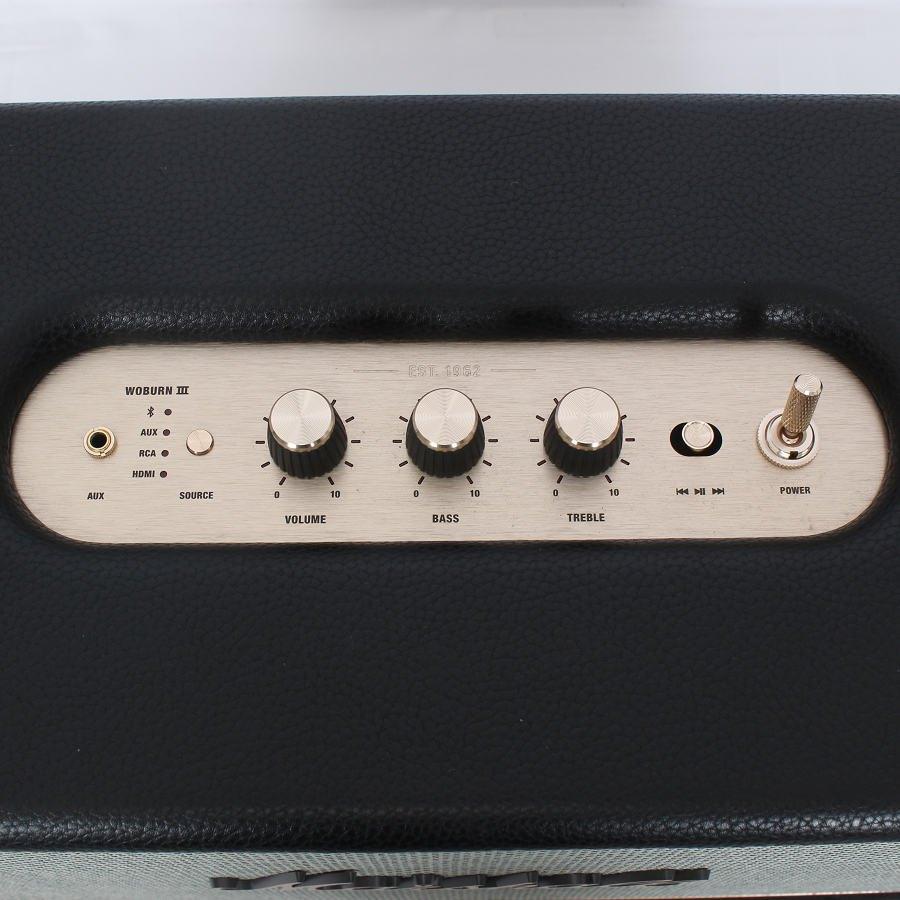 ボーナスストア+5％【美品】 Marshall Woburn III ブラック ワイヤレス Bluetooth スピーカー マーシャル 本体 |  | 06