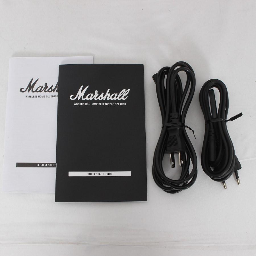 ボーナスストア+5％【美品】 Marshall Woburn III ブラック ワイヤレス Bluetooth スピーカー マーシャル 本体 |  | 09