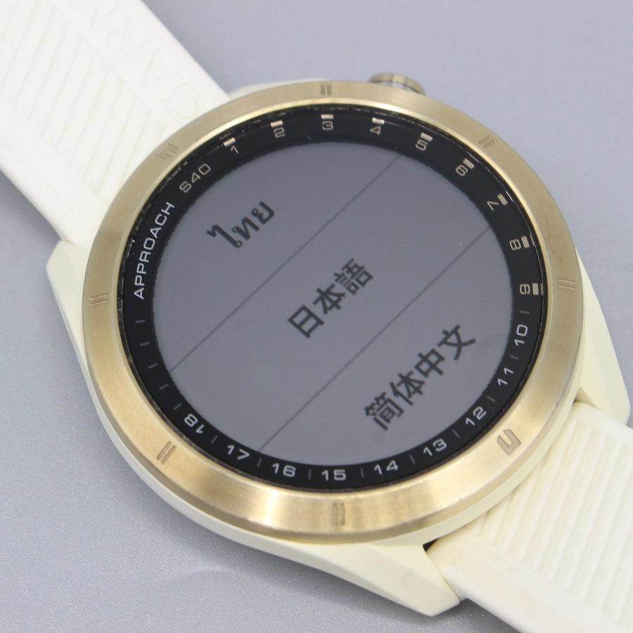 【ボーナスストア+5％】GARMIN Approach S40 White 010-02140-22 GPS ゴルフウォッチ スマートウォッチ ガーミン アプローチ 本体 |  | 02