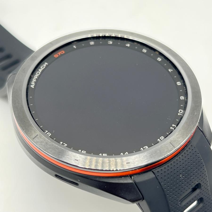 ボーナスストア+5％【美品】GARMIN Approach S70 47mm Black 010-02746