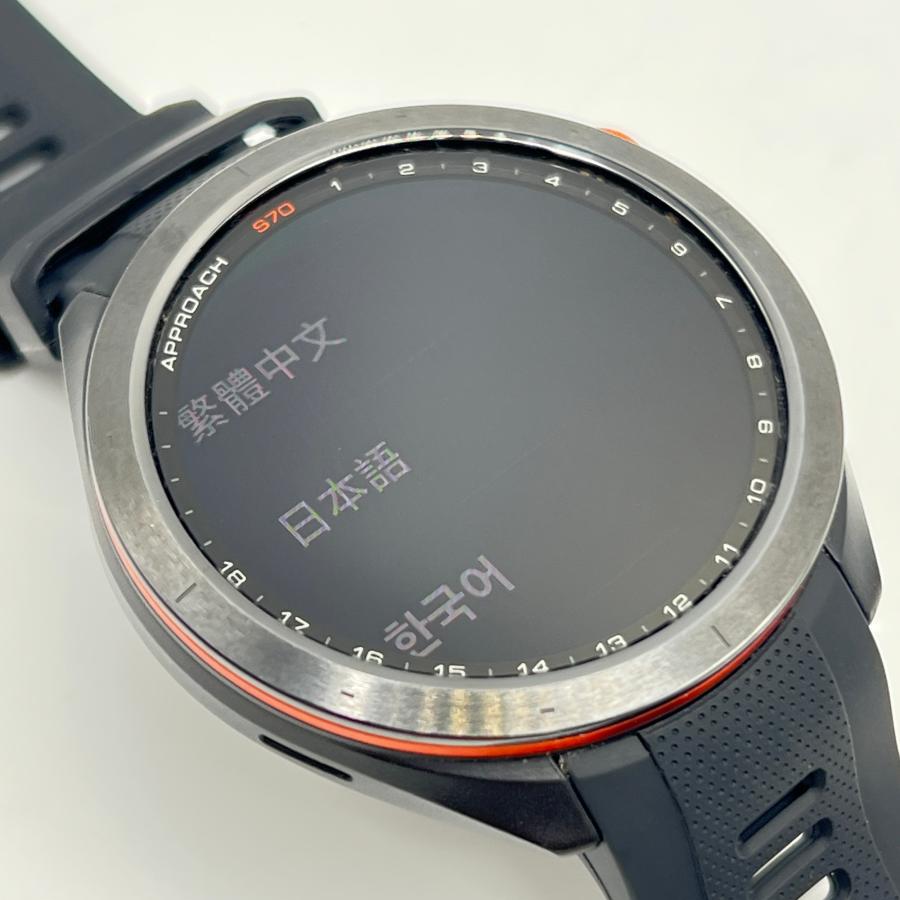 ボーナスストア+5％【美品】GARMIN Approach S70 47mm Black 010-02746