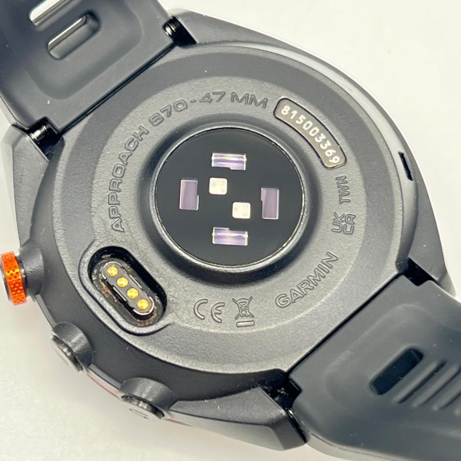 ボーナスストア+5％【美品】GARMIN Approach S70 47mm Black 010-02746