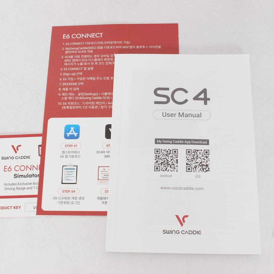 SWING CADDIE SC4 中古 ボーナスストア+5％【美品】Voice Caddie swing caddie SC4 弾道