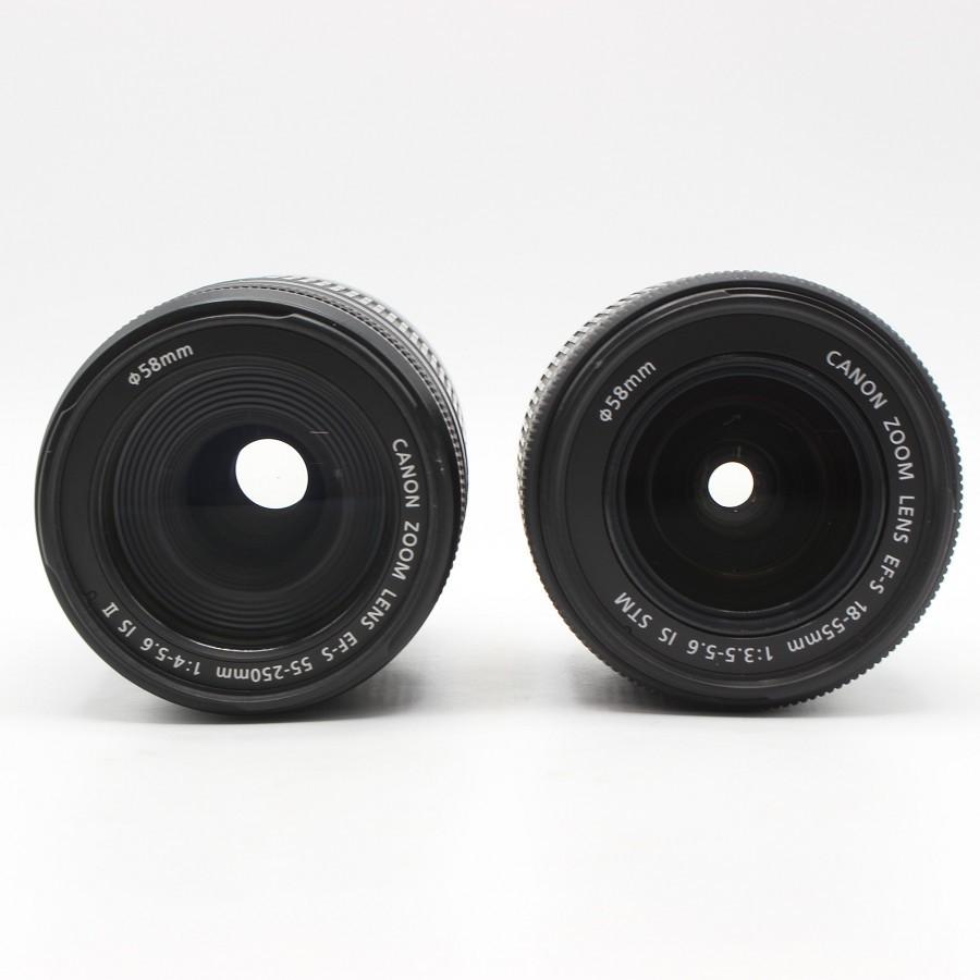 【ボーナスストア+5％】Canon EOS Kiss X7 ダブルズームキット デジタル一眼レフ EF-S18-55mm/EF-S55-250mm付属 KISSX7-WKIT キヤノン 本体 |  | 07