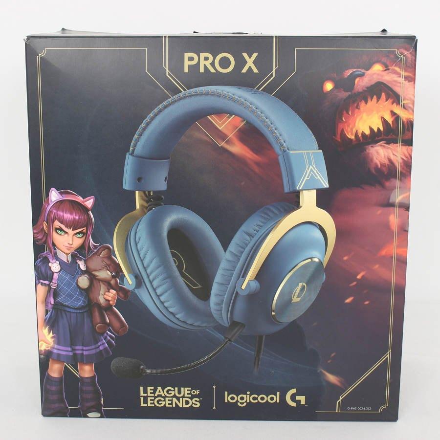 ボーナスストア+5％【美品】Logicool G PRO X League of Legends Edition G-PHS-003LOL2 ネイビー ゲーミングヘッドセット リーグ・オブ・レジェンド |  | 08