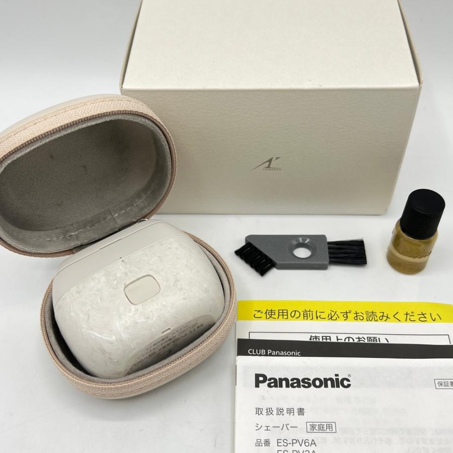 【ボーナスストア+5％】パナソニック ラムダッシュ パームイン ES-PV6A-W マーブルホワイト メンズシェーバー 5枚刃 Panasonic 本体 | 
