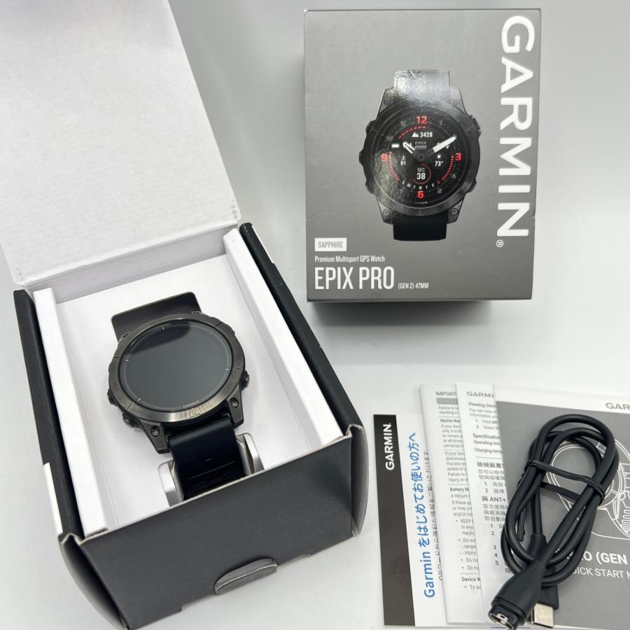 ボーナスストア+5％【美品】GARMIN epix Pro Gen2 47mm 010-02803-52 