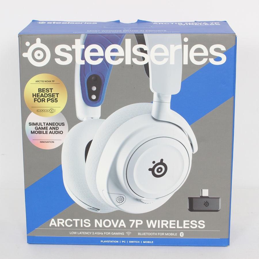 【ボーナスストア+5％】steelseries Arctis Nova 7P Wireless ホワイト ワイヤレスゲーミングヘッドセット スティールシリーズ ヘッドホン 本体 |  | 09