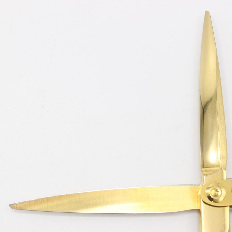 ボーナスストア+5％【美品】はさみのルミエール HyPER III L19C63 ゴールドコーティング カットシザー 6.3インチ 柳刃 3Dハンドル レフティ 左利き |  | 04