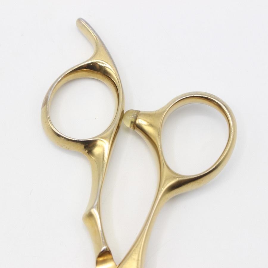 ボーナスストア+5％【美品】はさみのルミエール HyPER III L19C63 ゴールドコーティング カットシザー 6.3インチ 柳刃 3Dハンドル レフティ 左利き |  | 06