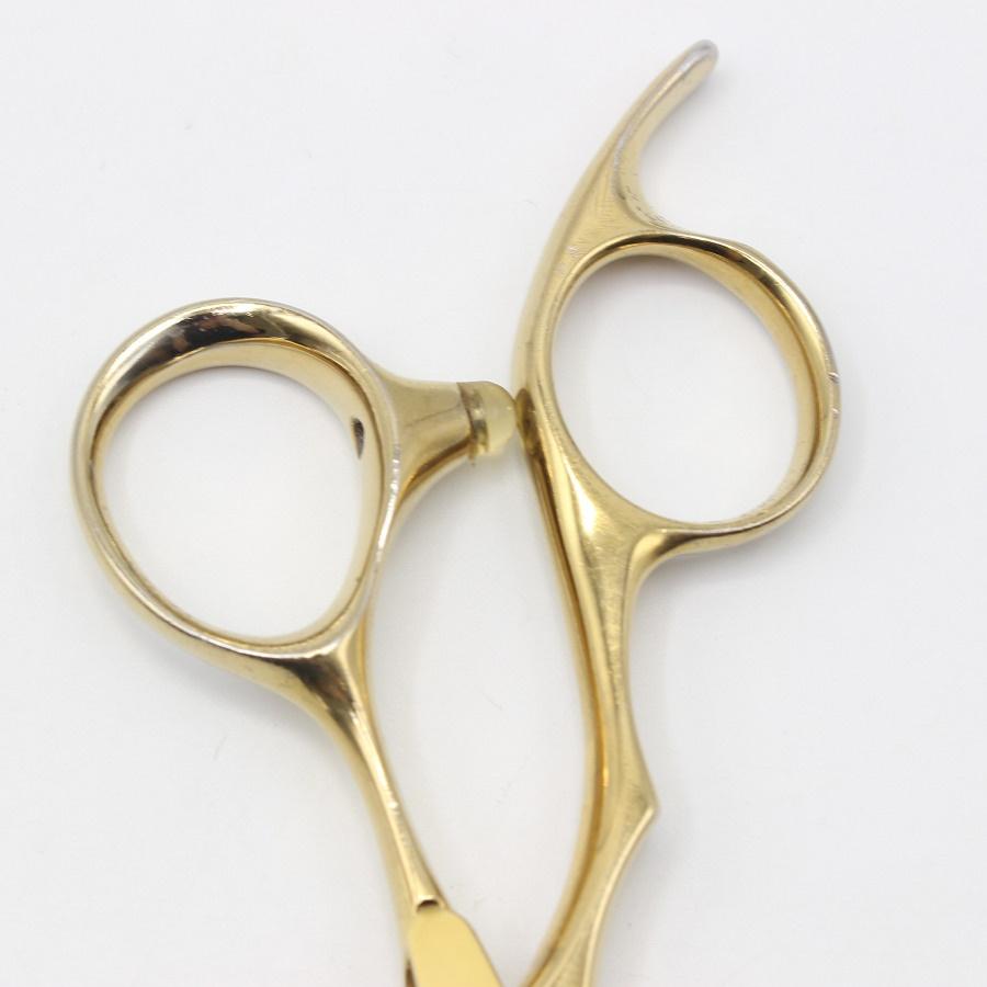 ボーナスストア+5％【美品】はさみのルミエール HyPER III L19C63 ゴールドコーティング カットシザー 6.3インチ 柳刃 3Dハンドル レフティ 左利き |  | 07