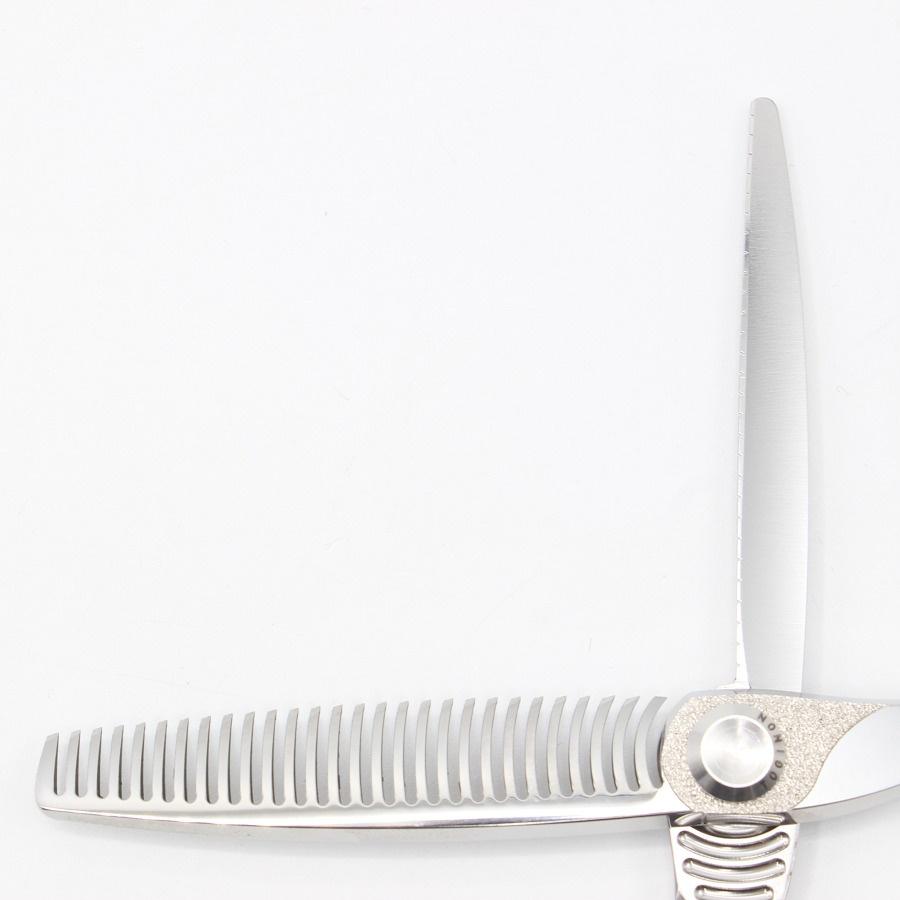 ボーナスストア+5％【美品】刃物屋トギノン Queen スター Type-R 5.8 セニング 5.8インチ メガネハンドル 28目フラット/1本スリット 約18% シザー クイーン |  | 02