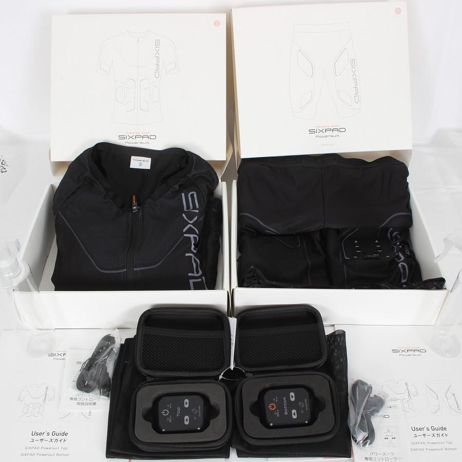 ボーナスストア+5％【美品】MTG SIXPAD Powersuit HOME GYM トップ+ボトム セット SE-AM00E＋SE-AN00E Sサイズ レディース 本体 | 